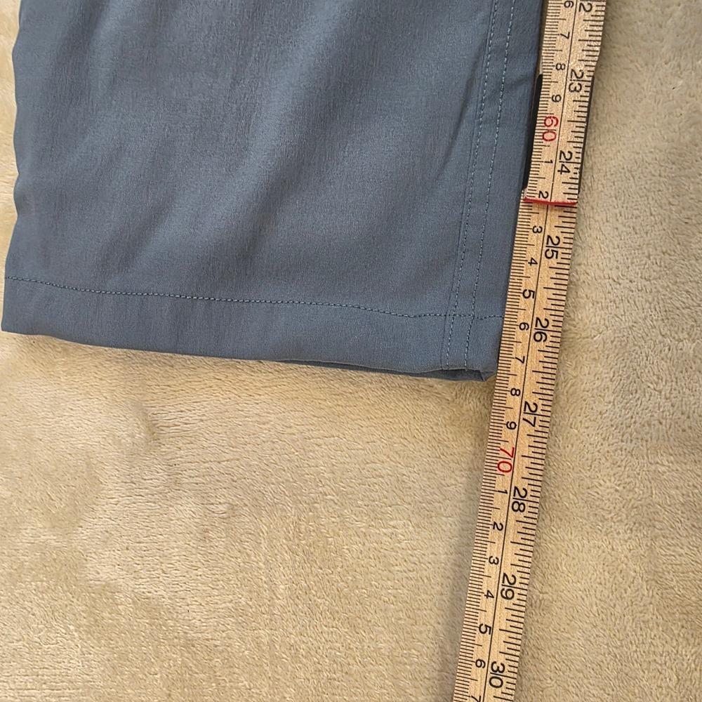 The North Face Mens Small Short Gray Hiking Trail Pants Integrated Belted Nylon - Picture 7 of 9
